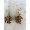 Boucles d'oreilles dorées fantaisies